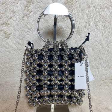 Unused MOUSSY SILVER BEADED MINI bag with tag. - image 1