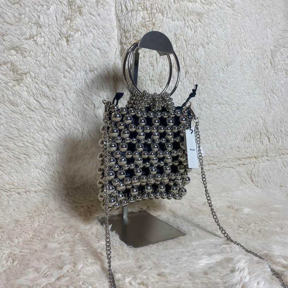 Unused MOUSSY SILVER BEADED MINI bag with tag. - image 3