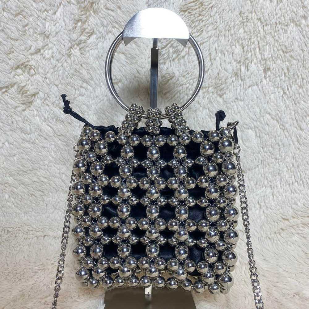 Unused MOUSSY SILVER BEADED MINI bag with tag. - image 5