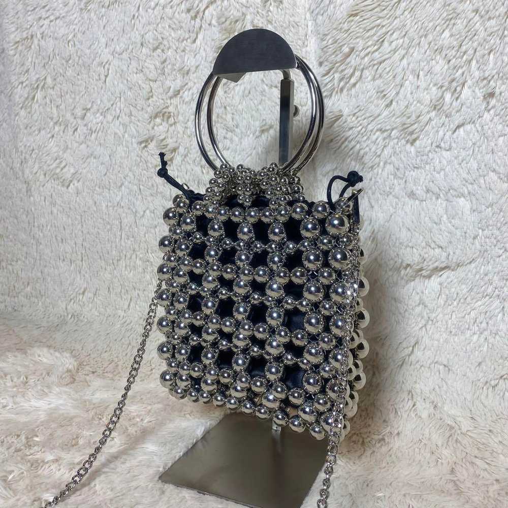 Unused MOUSSY SILVER BEADED MINI bag with tag. - image 8