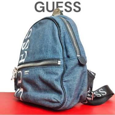 【Unused Class】GUESS Guess Backpack Denim Charm - image 1