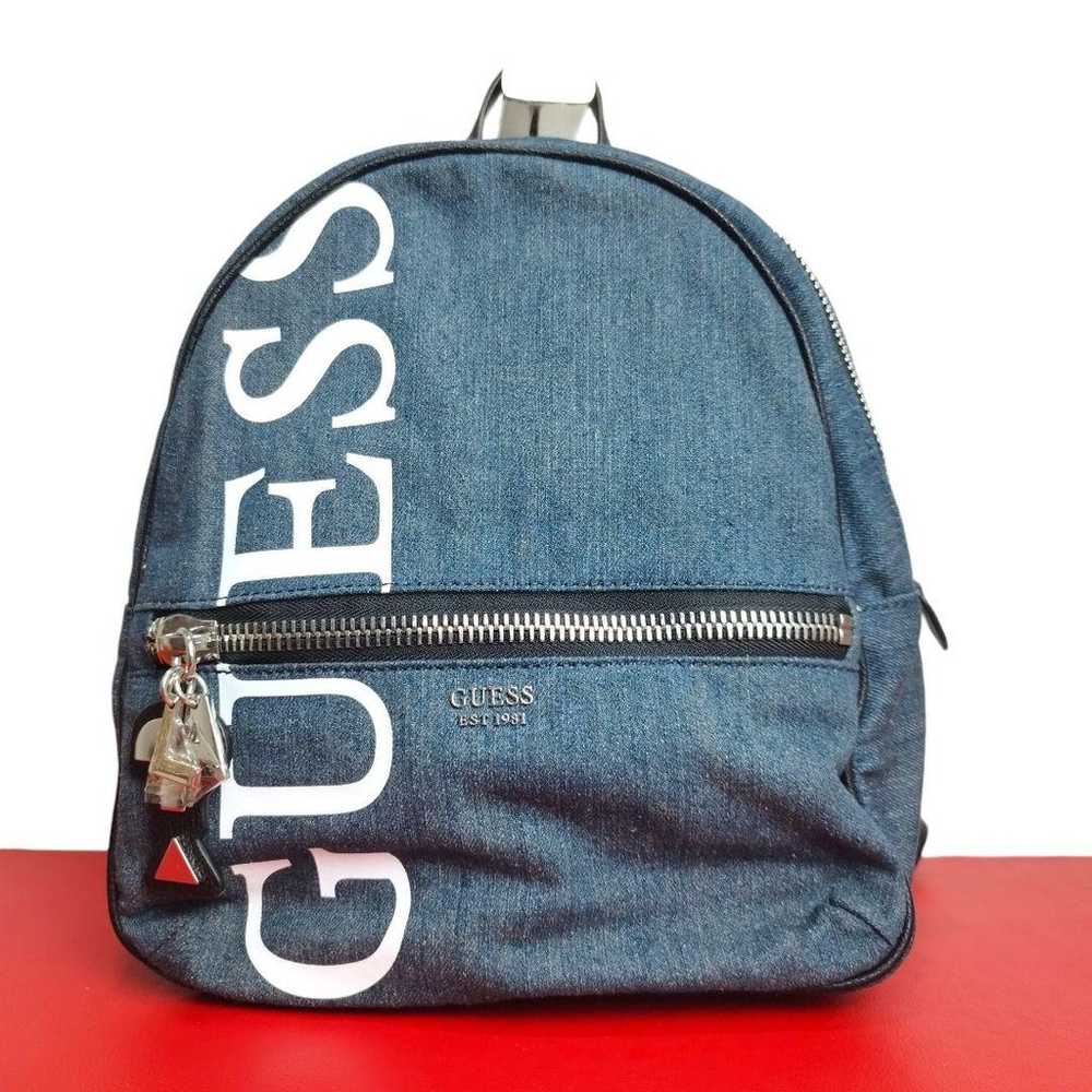 【Unused Class】GUESS Guess Backpack Denim Charm - image 2