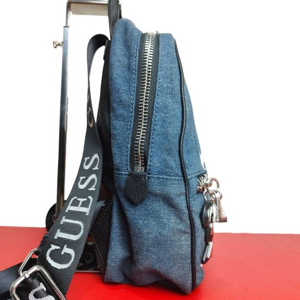 【Unused Class】GUESS Guess Backpack Denim Charm - image 4