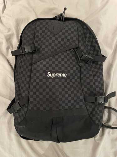 Supreme FW11 SUPREME BLACK DAMIER LV STYLE BACKPAC