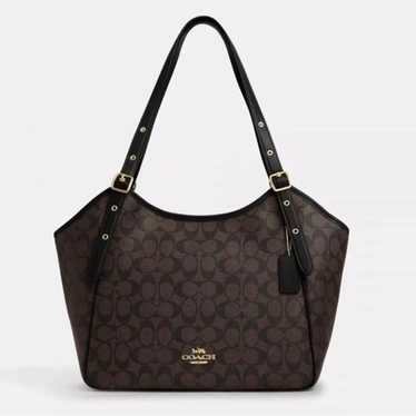 Coach Monogram Meadow Tote Bag