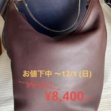 OLD COACH 【Rare】One-Shoulder Leather Brown - image 1