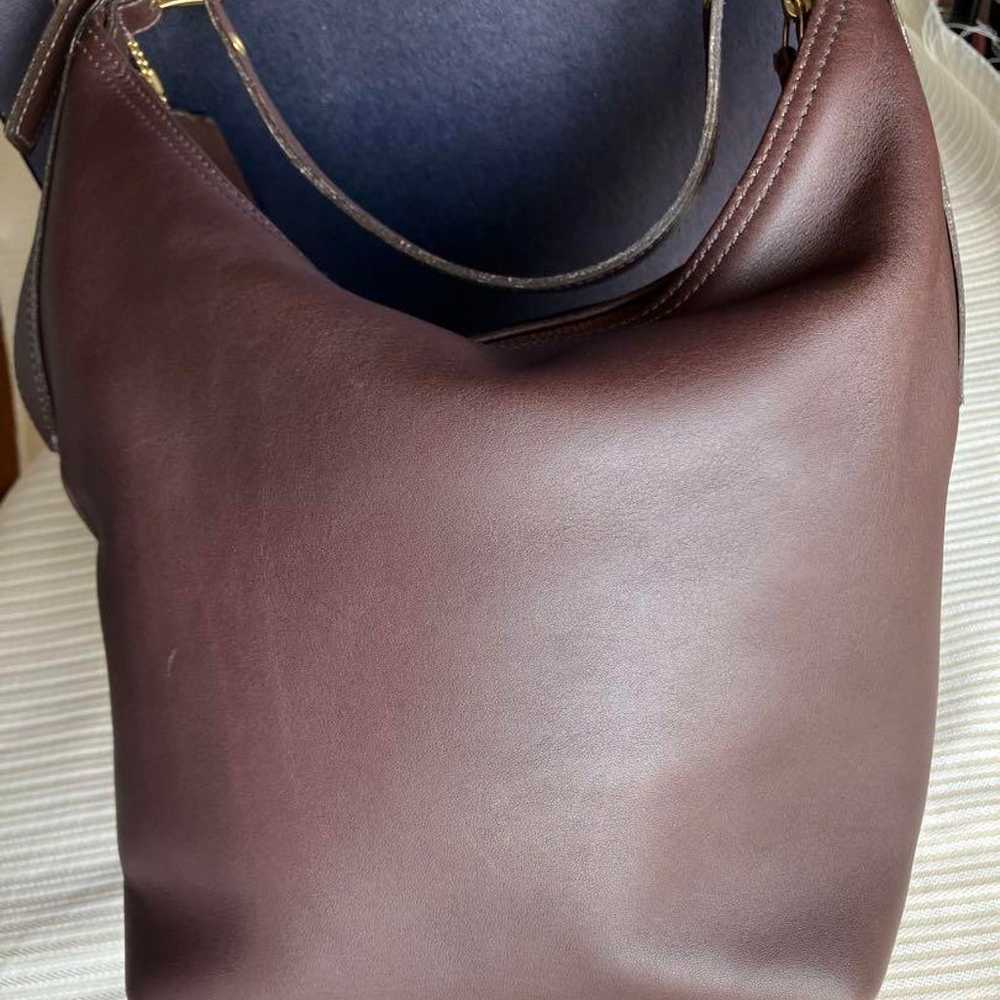 OLD COACH 【Rare】One-Shoulder Leather Brown - image 9