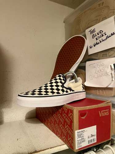 Vans Vans Slip On Checkerboard White Black