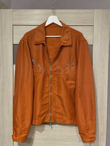 Prada Prada Sport Vintage Orange Biker Nylon Jacke