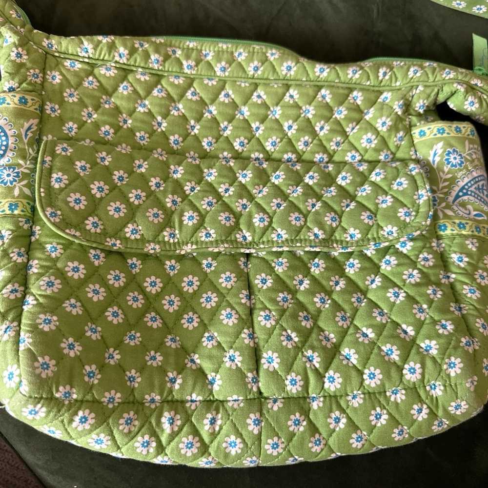 Retired vintage Vera Bradley Apple Green Crossbod… - image 2