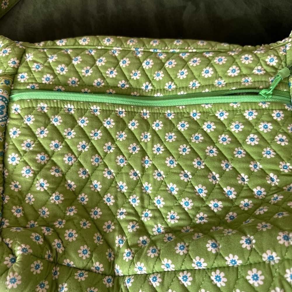 Retired vintage Vera Bradley Apple Green Crossbod… - image 4