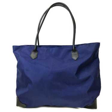 Elbe Chapelle ND Line Square Tote Blue Black Nylon - image 1