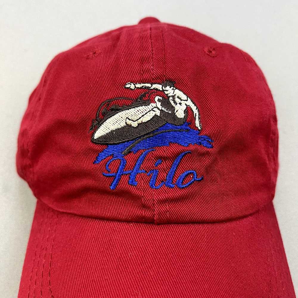 Vintage Vintage Hawaii Surfing Hat Red Hilo Big I… - image 3