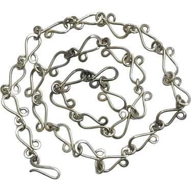 Heavy Vintage MEXICO Sterling Silver Barbed wire … - image 1