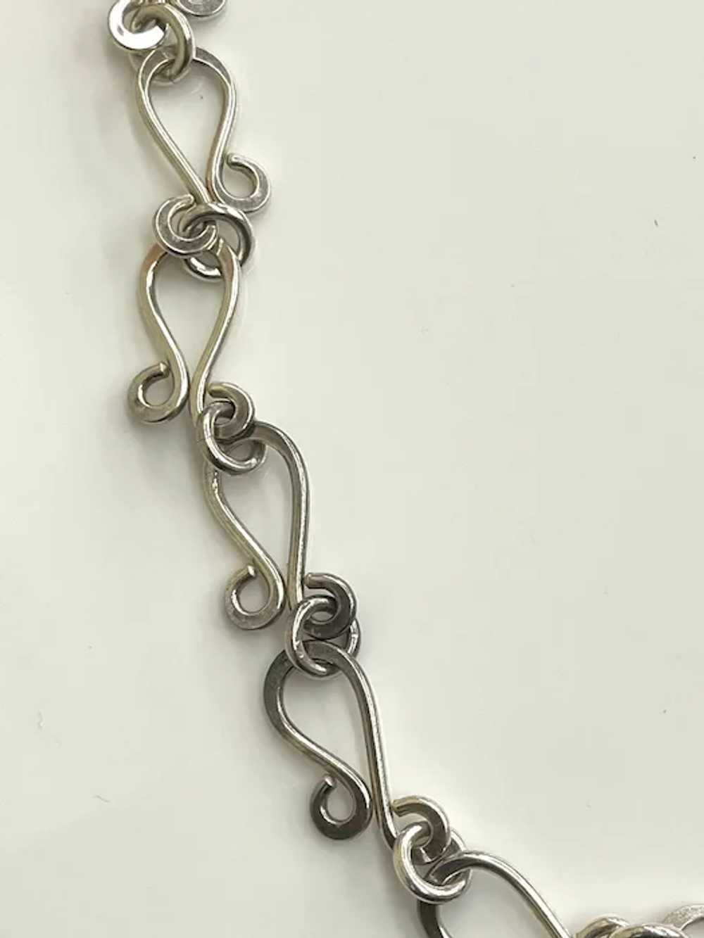 Heavy Vintage MEXICO Sterling Silver Barbed wire … - image 4