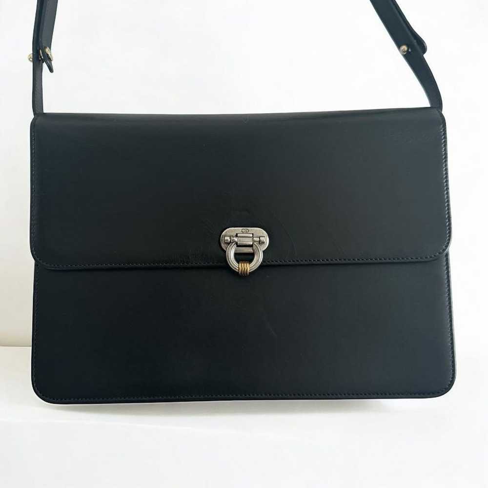 Christian Dior shoulder bag, leather, with logo, … - image 2