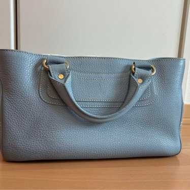 Celine Boogie Bag in light blue color