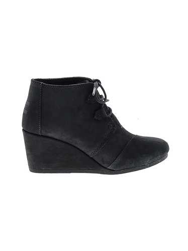 TOMS Women Black Ankle Boots 8