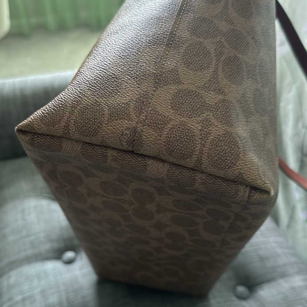 Coach Central zip tote - image 4