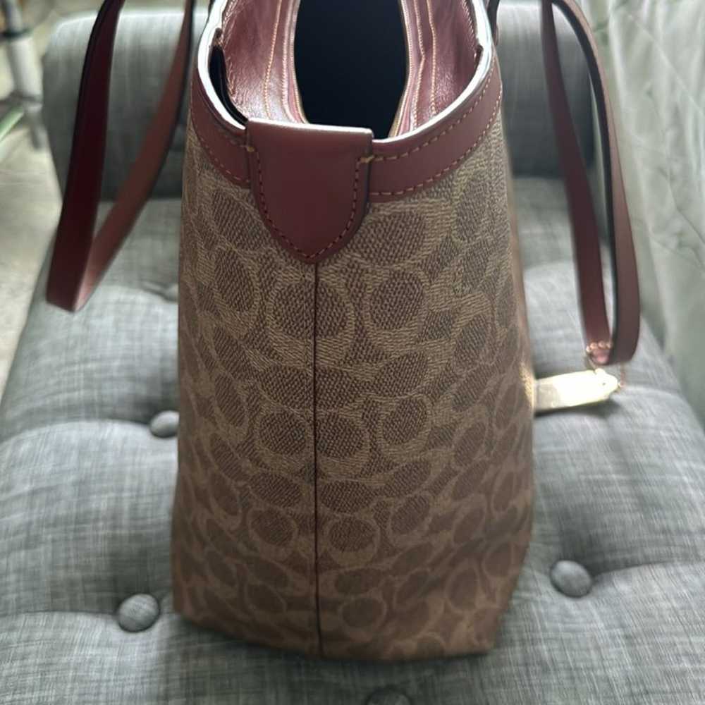 Coach Central zip tote - image 7