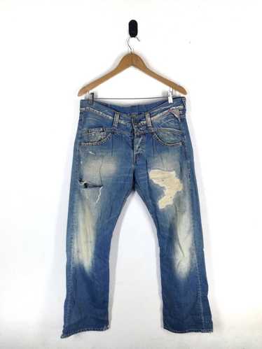 Distressed Denim × Replay Replay Men's Denim Jeans - image 1