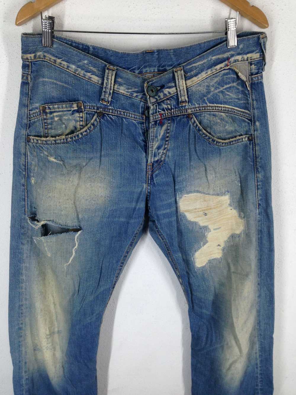 Distressed Denim × Replay Replay Men's Denim Jeans - image 3