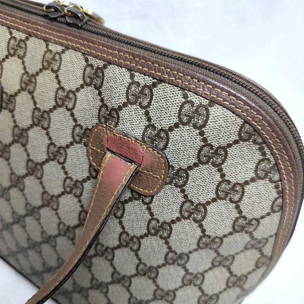 【Good condition】Vintage Gucci handbag GG Supreme … - image 11