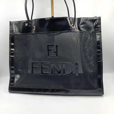 【Excellent condition✨】Fendi tote bag with mesh FF 