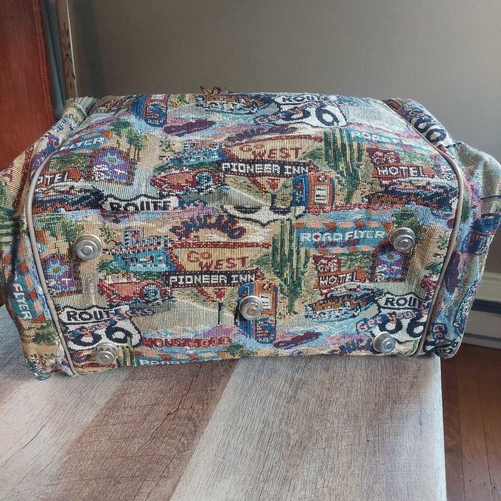 Vintage Pioneer Express Route 66 Cloth Tapestry W… - image 4