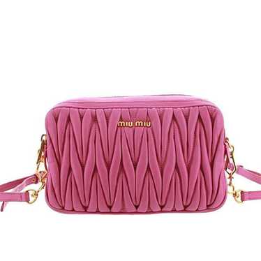 miu miu pink shoulder bag