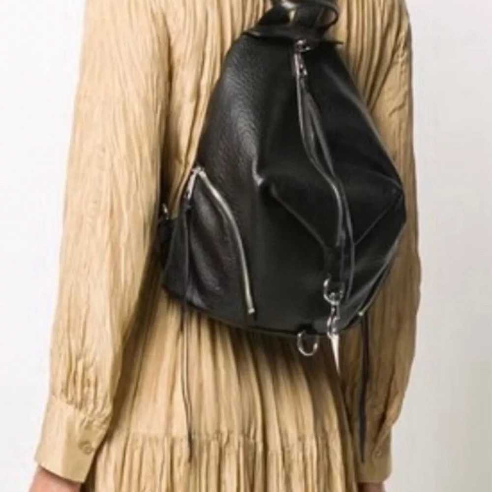 Rebecca Minkoff Julian Pebbled Leather Backpack B… - image 12