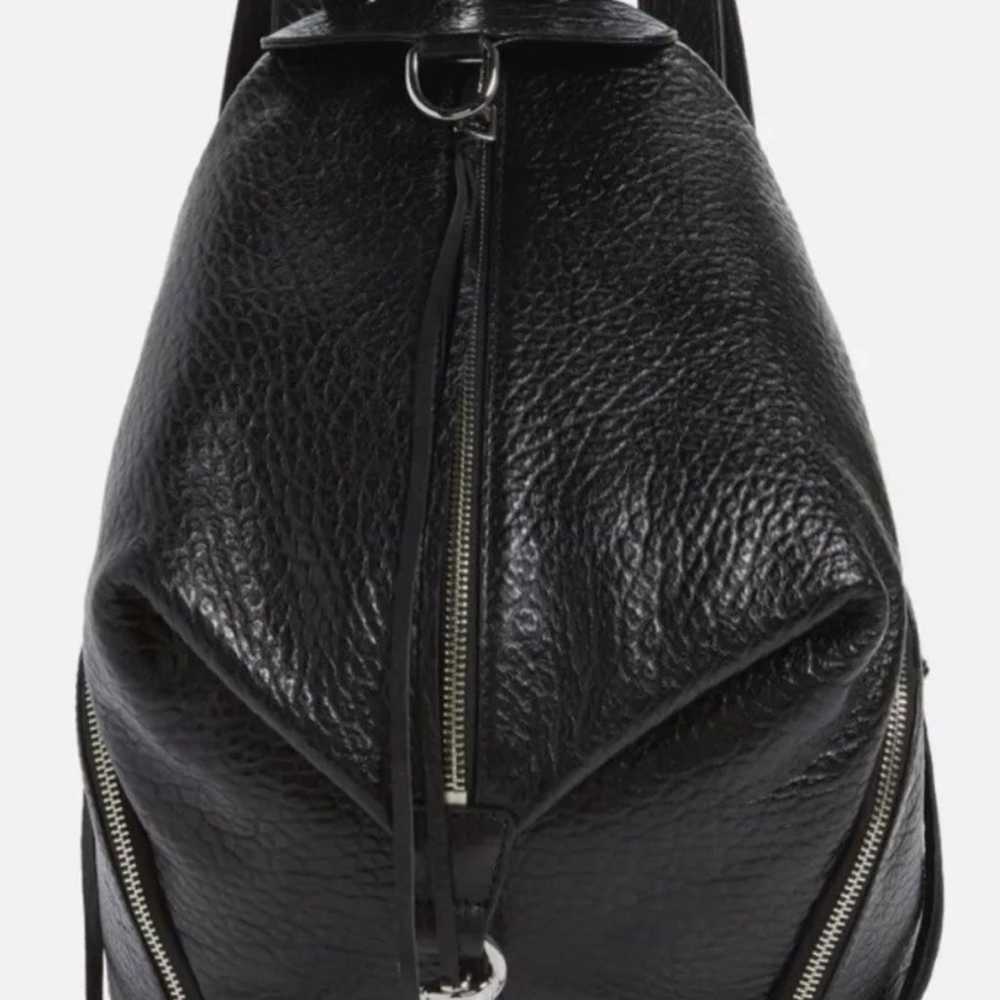 Rebecca Minkoff Julian Pebbled Leather Backpack B… - image 2