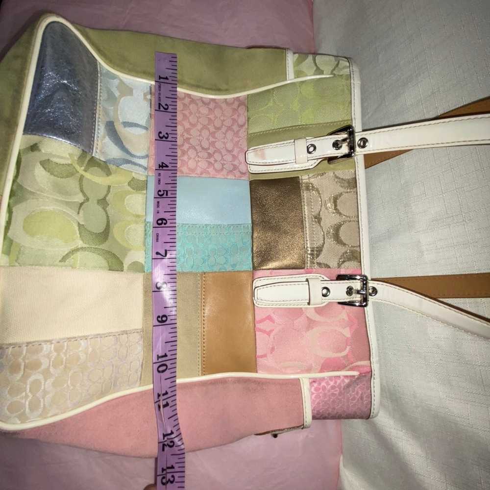 Coach patchwork shoulder bags vintage - image 4