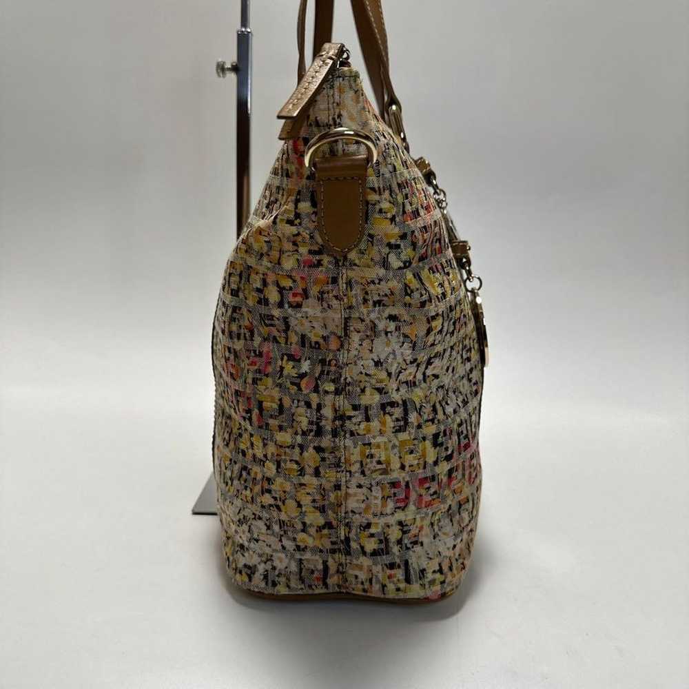 a71 [Excellent Condition] Fendi Floral Zuccino Ca… - image 5