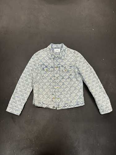 Casablanca Casablanca heart print denim jacket