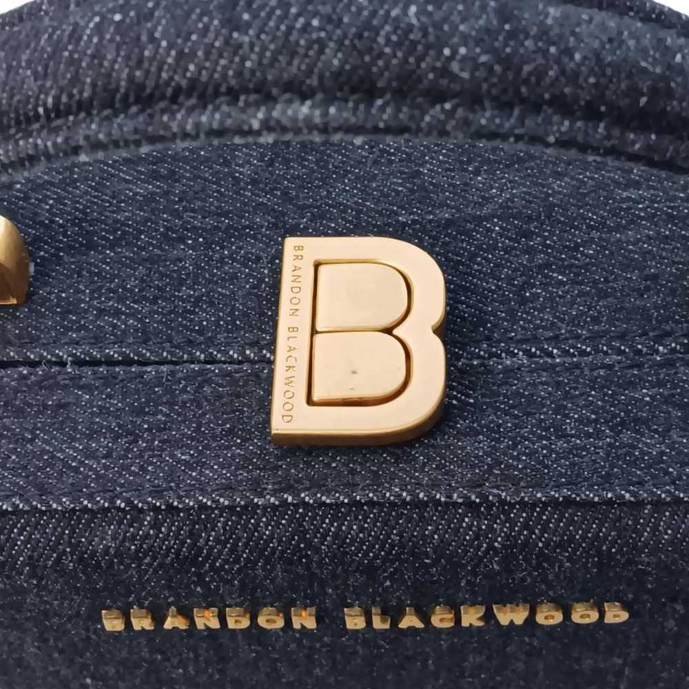 Brandon Blackwood Denim Trunk Crossbody Bag - image 4