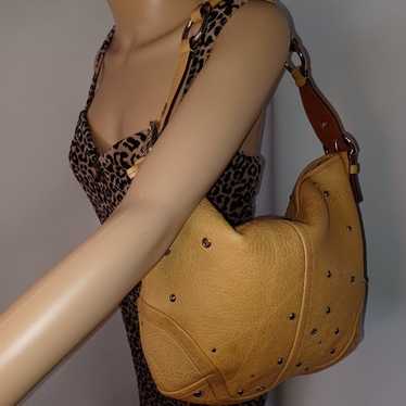 Coach Soho Tan Studded Nubuck Hobo Shoulder Bag outlet