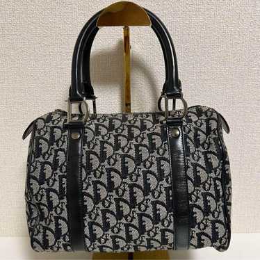 Christian Dior Trotter Pattern Mini Hobo Bag.