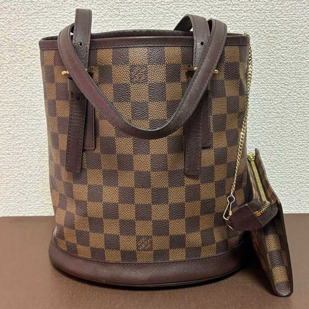 Louis Vuitton☆Damier Canvas Marais Bucket Tote Bag - image 3