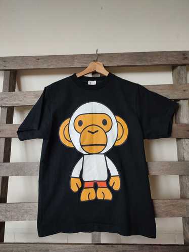 Vintage A Bathing Ape Bape X popular Baby Milo XL Black T-Shirt 2009 Extremely Rare