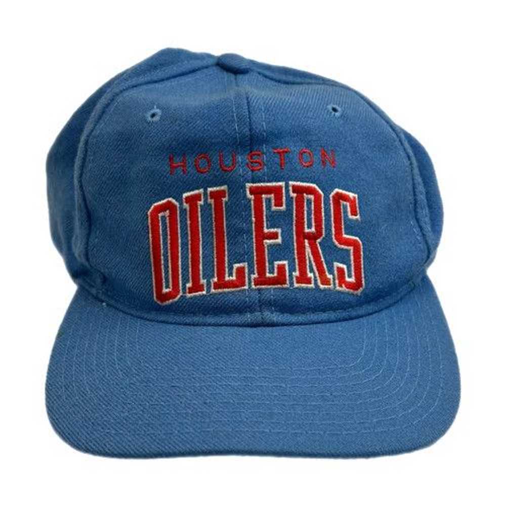 Starter Vintage Houston Oilers Starter Hat Blue - image 1