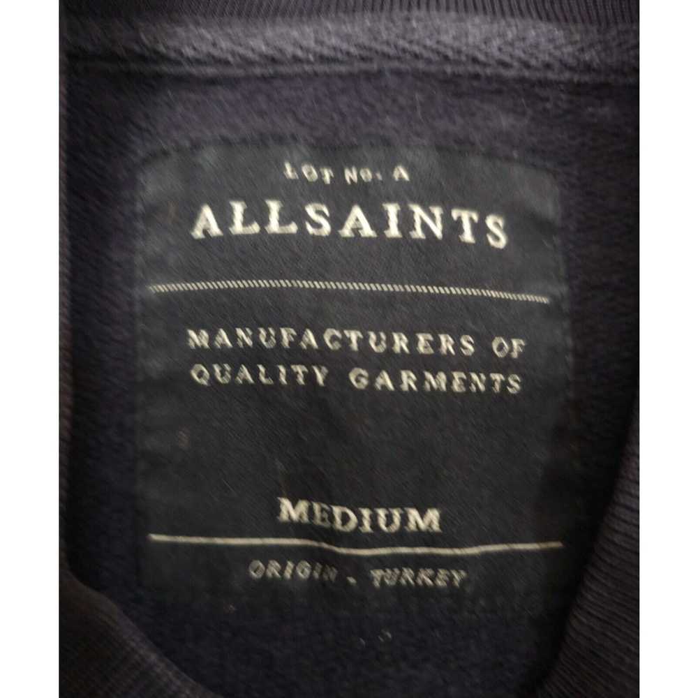 Allsaints AllSaints Black Oldsen Bomber Cotton Fu… - image 8