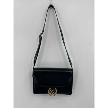 Gucci Gucci GG Ring Azelea Torchon Calfskin Black 