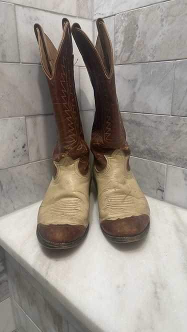 Cowboy Equipment Brown And Tan Cowboy boots