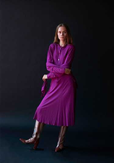 Magenta Jersey Dress | Jean Muir