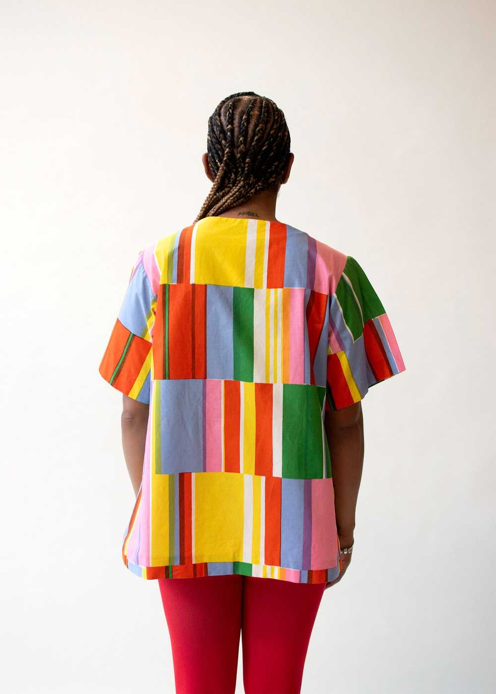 Hyppyraita Print Tunic | Marimekko 1973 - image 3