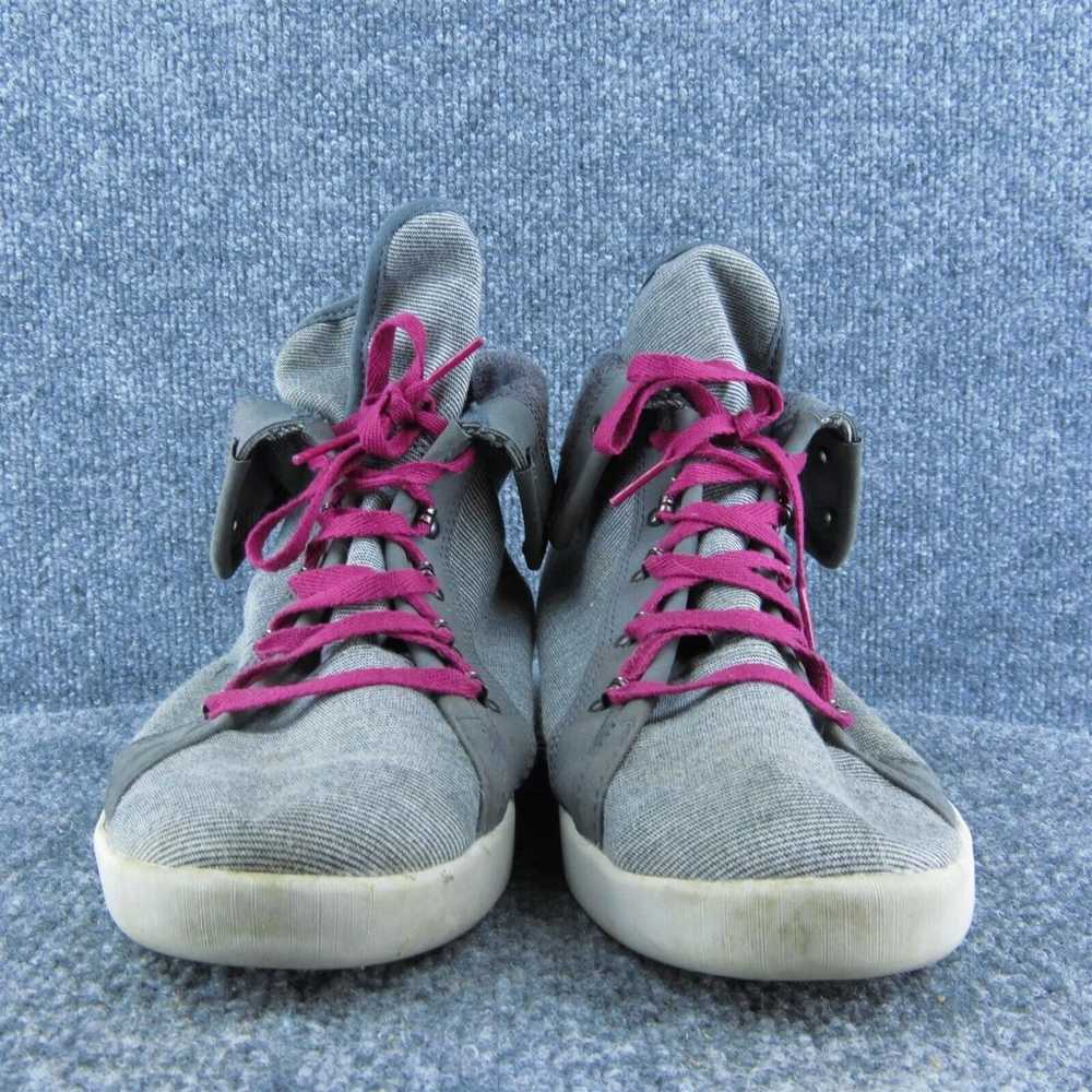 The North Face Women Chukka Boots Gray Fabric Lac… - image 2