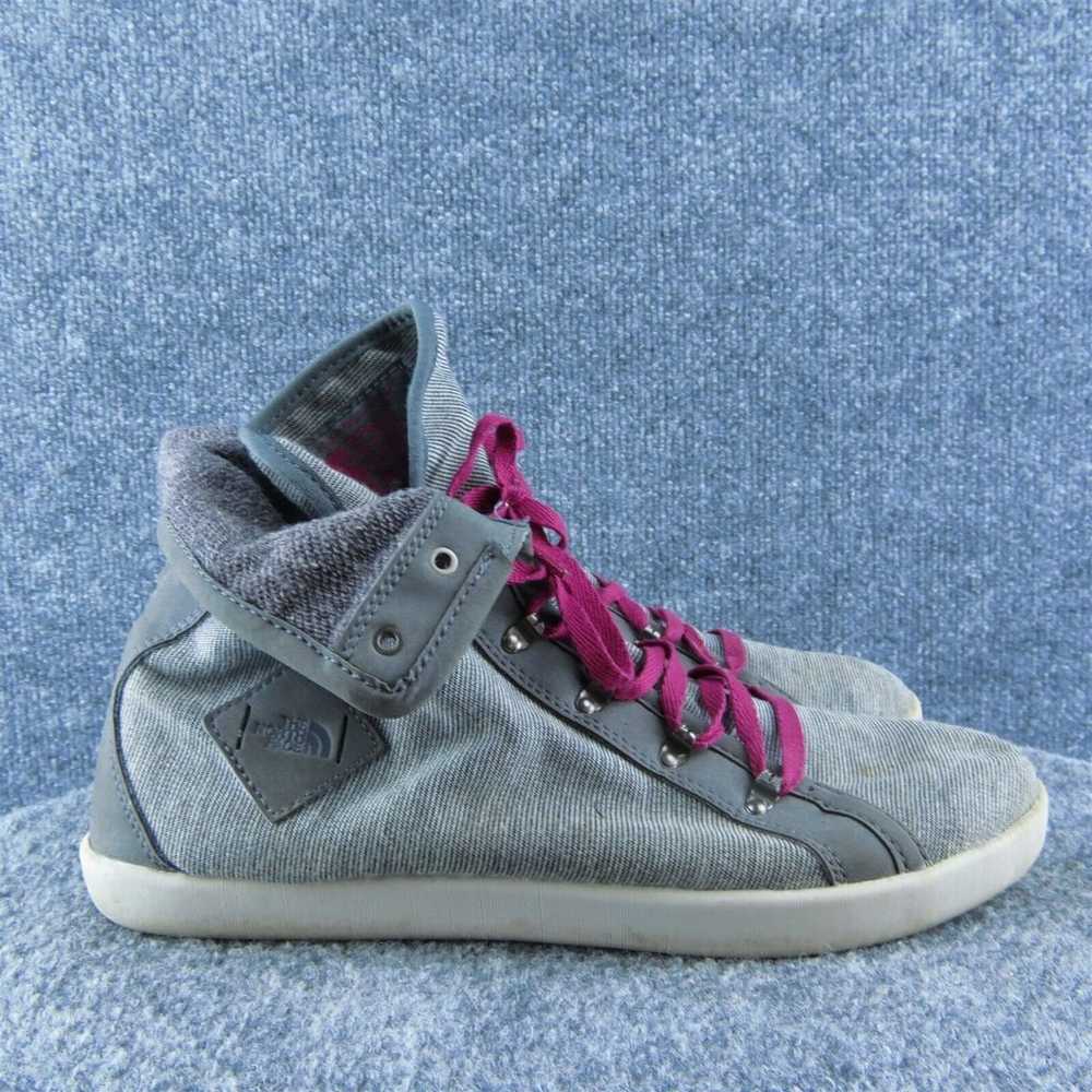 The North Face Women Chukka Boots Gray Fabric Lac… - image 4