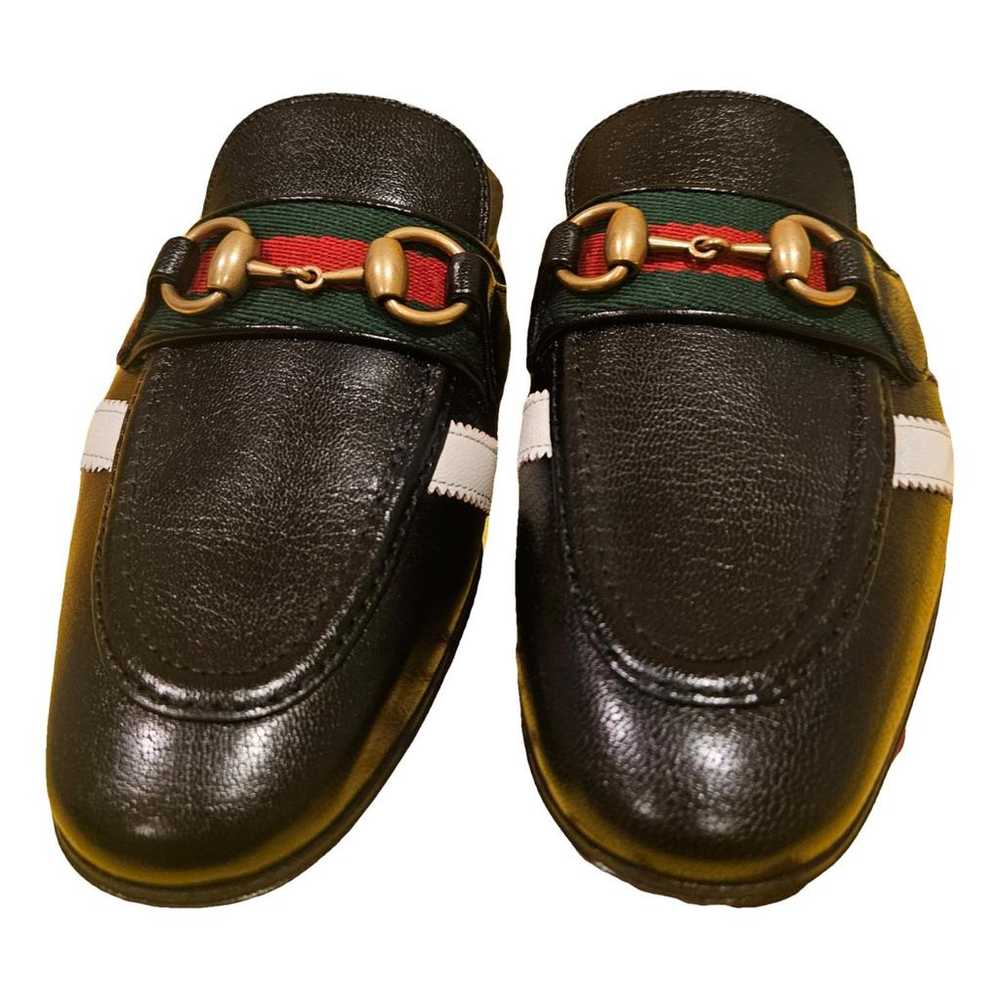 Gucci X Adidas Leather mules & clogs - image 1