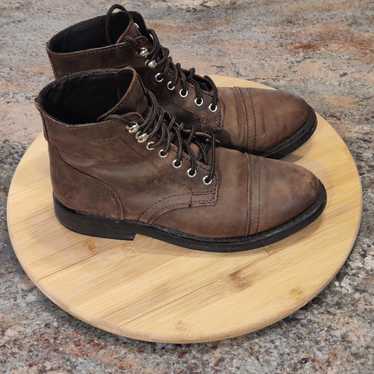 Thursday Boot Company Captain Brown Leather Boots… - image 1